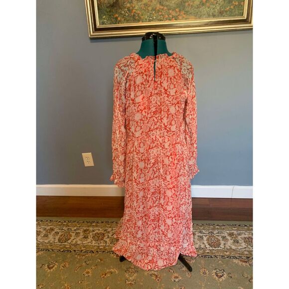 Banjanan Poppy Red Ester Midi Sundress NWT Size M Summer Resort Vacation - Picture 7 of 9